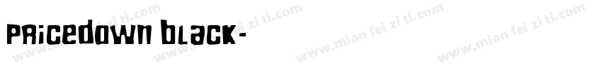 Pricedown Black字体转换
